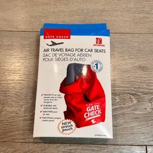 Childress Gate Check Air Travel Bag for Car Seats Booster Infant Carrier Red‎
